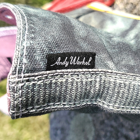 Chuck Taylor Converse All Star X Andy Warhol Canvas High-Top Sneakers Men's 9.5 - Picture 7 of 16